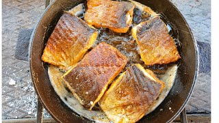 Super Crispy Fried Fish Recipe How To Fry Trout Fish [upl. by Irab619]