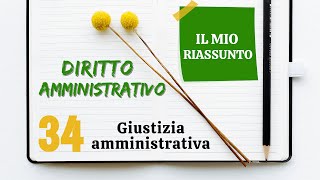 Diritto Amministrativo  Capitolo 34 giustizia amministrativa [upl. by Etteraj]