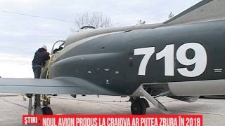 Noul avion produs la Craiova ar putea zbura în 2018 [upl. by Immot591]