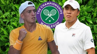 Sebastian Baez VS Brandon Nakashima  Wimbledon 2024 [upl. by Munn988]