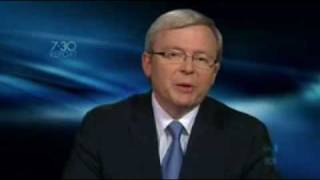 730 Report  Kevin Rudd gets angry with Kerry OBrien [upl. by Bryant]