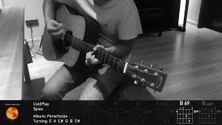 Spies  ColdPlay Acoustic Guitar Cover [upl. by Miyasawa]