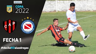 Reserva  Fecha 1 de la Copa 2022  Patronato  Argentinos [upl. by Doowron]