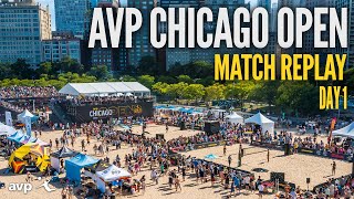 AndersonKinna vs ChengHughes  2024 AVP Chicago Open  Friday  Stadium Court [upl. by Ymar]