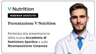 V Nutrition  LAccademia di Nutrizione Sportiva più completa in Italia [upl. by Ahsetel]