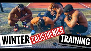 Winter Calisthenics Workout  Full body Training [upl. by Bashee]