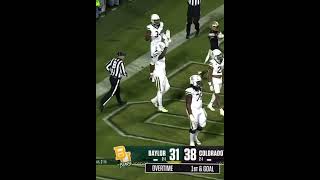 Travishunter force fumble hit for game winner in Ot… collegefootball coloradobuffaloesfootball [upl. by Nelehyram]