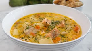 Never have I ever eaten such a delicious fish soup❗Easy and Healthy 30 MIN fish soup [upl. by Chilcote]