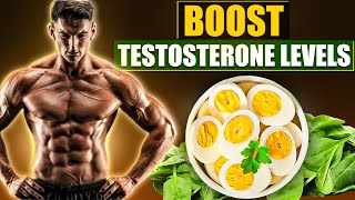 How To Increase Testosterone Naturally Top 10 Foods You Should Eat [upl. by Lammond214]