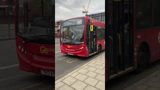 YX13 AFN 743 Leaving Plumstead Bus Garage On The 469 Towards Erith [upl. by Amitak]