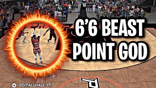 BEST 66 POINT GUARD BUILD ON NBA 2K25 NEXT GEN GOING CRAZY IN PRO AM [upl. by Havstad]