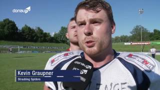 American Football Straubing Spiders setzen ihren Siegeszug fort [upl. by Abby352]