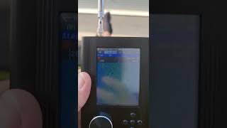 Hackrf in CW 14MHz with a 60cm long whip antenna [upl. by Enelrihs]