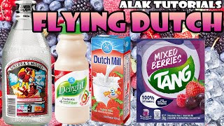 FLYING DUTCH GIN MIX Dutchmill amp Tang Mixed Berries Yakult Pinoy Cocktail  Alak Tutorials 281 [upl. by Koffman]