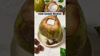 Litchi Coconut Mocktail Recipe [upl. by Joline]