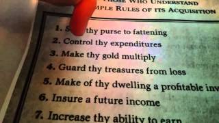 The 7 Cures To A Lean Purse Review From The Richest Man In Babylon Book [upl. by Anahcar96]