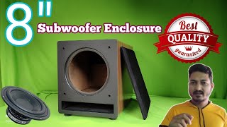 8 inch subwoofer enclosure review [upl. by Emmaline]