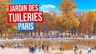 JARDIN des TUILERIES  PARIS in AUTUMN 4K [upl. by Ynnatirb]