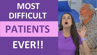 Most DIFFICULT Patients EVER  New Nurse STORYTIME amp Tips [upl. by Deehsar303]