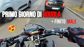 PRIMO GIORNO DI SCUOLA IN MOTO 🔥😍 BETA RR 50 [upl. by Enidan407]