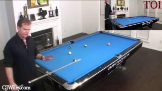 ESPN World Pool Champion Beats the 15 Ball Ghost Using the TOI Billiards System [upl. by Esac]