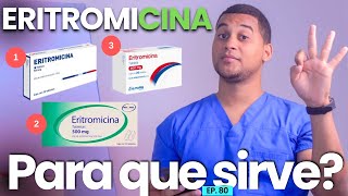 ERITROMICINA PARA QUE SIRVE  3 COSAS [upl. by Donaugh]