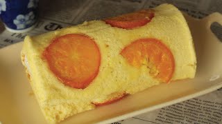 Orange Swiss Roll Cake 😍 Recipe By Chef Hafsa [upl. by Nho]