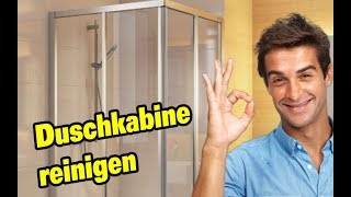 Duschkabine reinigen so gehts  Dusche reinigen [upl. by Lemahs]