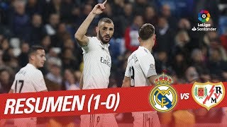 Resumen de Real Madrid vs Rayo Vallecano 10 [upl. by Secnarf]