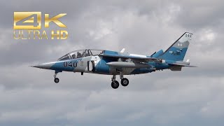 4K Dassault Dornier Alpha Jet A from Top Aces CGITA arrival RAF Fairford RIAT 2023 AirShow [upl. by Brook]