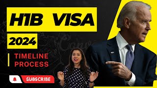 H1b Visa Timeline amp process explained  H1b visa 2024 [upl. by Eerbua]