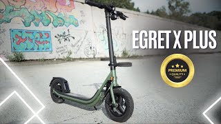 ⚡ EGRET X PLUS  AUßER KONKURRENZ 🔥 Escooter mit 125 Zoll Reifen 🔥 EgretXplus Review Test [upl. by Senecal]