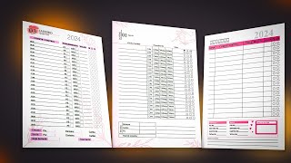 Miolo agenda 2024 Manicure PDF para imprimir [upl. by Hcirteid305]