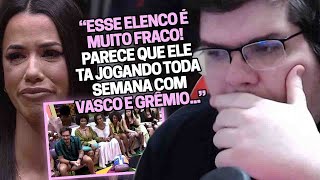 CASIMIRO FALA SOBRE O ELENCO DO BBB 22 E REAGE A ELIMINAÇÃO DA LARISSA  Cortes do Casimito [upl. by Tower]