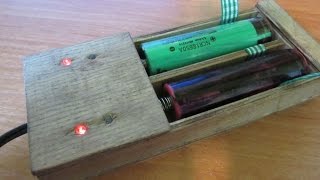 Homemade 18650 LiIon Charger  TP4056 [upl. by Fiske18]