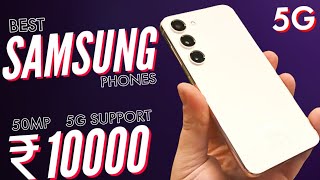 TOP 3 BEST SAMSUNG PHONE UNDER 10000 IN 2024  Samsung 5G phone under 10000 [upl. by Atimad183]