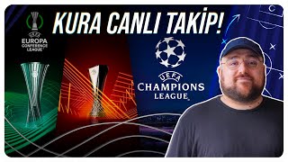 Şampiyonlar Ligi Uefa Avrupa Ligi Konferans Ligi KURA ÇEKİM YAYINI [upl. by Hayward]