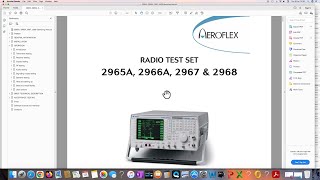 Marconi 2966A RF Radio Tester Repair covers Marconi 2965 2967 2968 models Multiple Faults [upl. by Nylanej]