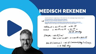 Medisch rekenen  Medicatie IE  gevorderd [upl. by Ttemme]