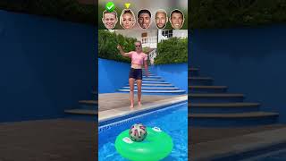 Footballers Epic Trickshot Challenge🎯 [upl. by Bazluke]