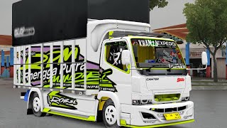 SHARE LIVERY CANTER VARIAN SAMOK WHITE EDITION🔥 [upl. by Tekcirk537]