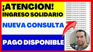 ✅ Ingreso Solidario 2023 Consultar Si Soy Beneficiario [upl. by Christmas]