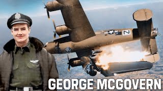 B24 Liberator Pilot George McGovern  World War 2 History  Veterans Share Their Stories [upl. by Reo]