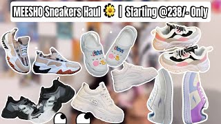 MEESHO Sneakers Haul Starting 288 Only  Footwear Haul  Sneakers  Crocs [upl. by Dublin]