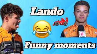 Lando Norris Funny Moments‼️‼️ [upl. by Mixam553]