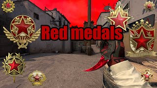 Red service medals  CSGO [upl. by Otrebcire]