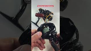 Baitcaster fishing Reel Vs Spinning Fishing Reel fishing bass fishingvideo fishingvideo [upl. by Naashom]