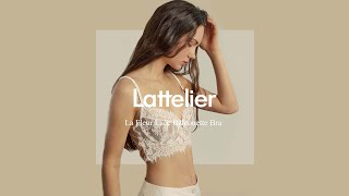 Lattelier  Lingerie Collection La Fleur Lace Balconette Bra [upl. by Cirderf283]