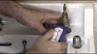 Old washbasin amp bath tap repairs Part 2 [upl. by Tallia]