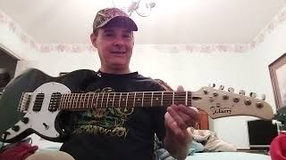 Glarry 6 String GMF Electric Mustsng Guitar Review [upl. by Ynabla797]